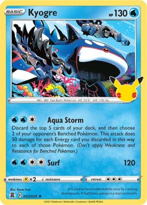 Kyogre - 3/50 - Celebrations - Inglés