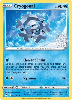 Cryogonal 043 203 Holiday Calendar - 043/203 - Miscellaneous Cards & Products (Holofoil) - Inglés