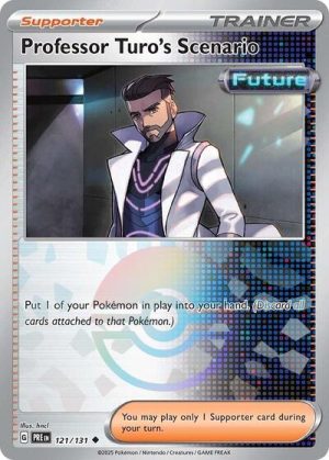 Professor Turos Scenario Poke Ball Pattern - 121/131 - Prismatic Evolutions (Holofoil) - Español