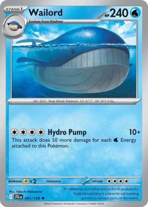 Wailord 041 159 - 041/159 - Journey Together (Holofoil) - Inglés