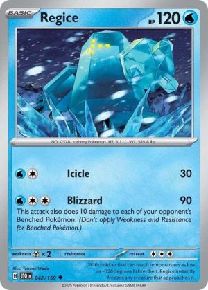 Regice - 042/159 - Journey Together - Inglés
