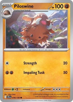 Piloswine - 078/159 - Journey Together (Reverse Holo) - Inglés