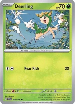 Deerling - 006/086 - White Flare - Inglés