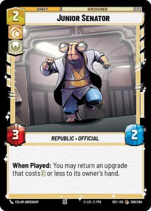Junior Senator - 200/264 - Secrets of Power - Inglés