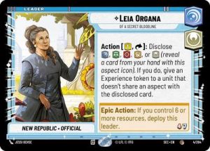 Leia Organa Of A Secret Bloodline - 4/264 - Secrets of Power - Inglés