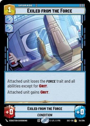 Exiled from the Force - 54/264 - Secrets of Power - Inglés