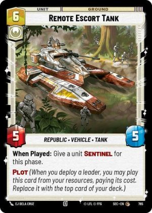 Remote Escort Tank Foil - 765 - Secrets of Power (Foil) - Inglés