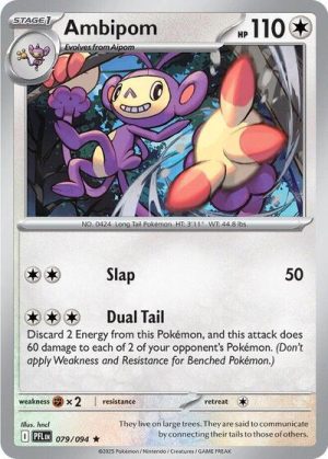Ambipom 079 094 - 079/094 - ME02: Phantasmal Flames (Holofoil) - Inglés