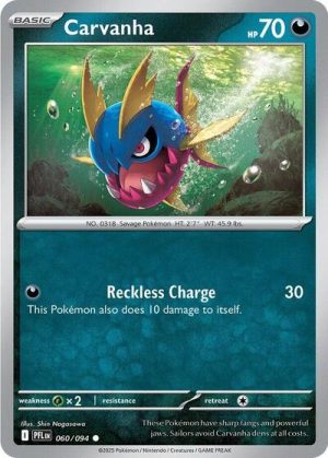 Carvanha - 060/094 - ME02: Phantasmal Flames - Inglés