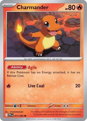 Charmander - 011/094 - ME02: Phantasmal Flames - Inglés