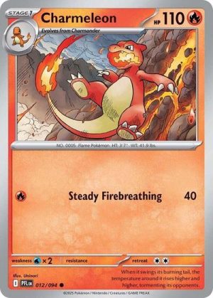 Charmeleon - 012/094 - ME02: Phantasmal Flames - Inglés