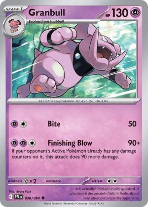 Granbull - 038/094 - ME02: Phantasmal Flames (Reverse Holo) - Inglés