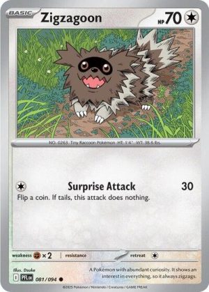 Zigzagoon - 081/094 - ME02: Phantasmal Flames - Inglés