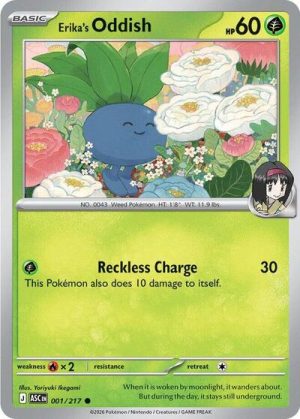 Erikas Oddish - 001/217 - ME: Ascended Heroes - Inglés