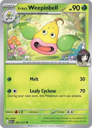 Erikas Weepinbell - 005/217 - ME: Ascended Heroes - Inglés