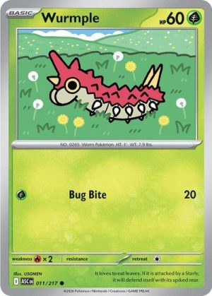 Wurmple - 011/217 - ME: Ascended Heroes - Español