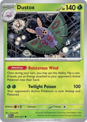 Dustox 015 217 - 015/217 - ME: Ascended Heroes - Inglés