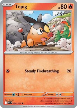 Tepig - 029/217 - ME: Ascended Heroes - Inglés