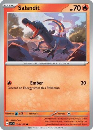 Salandit - 034/217 - ME: Ascended Heroes - Inglés