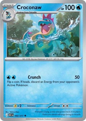 Croconaw - 042/217 - ME: Ascended Heroes - Inglés