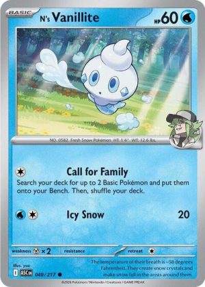 Ns Vanillite - 049/217 - ME: Ascended Heroes - Inglés