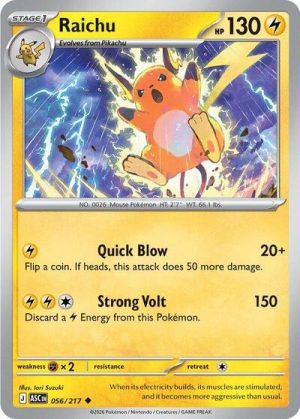 Raichu - 056/217 - ME: Ascended Heroes - Inglés