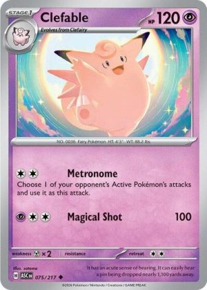 Clefable - 075/217 - ME: Ascended Heroes - Inglés