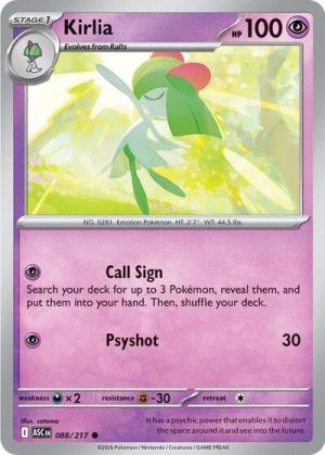 Kirlia - 088/217 - ME: Ascended Heroes - Inglés
