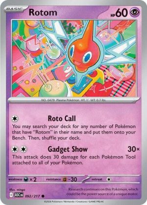 Rotom - 092/217 - ME: Ascended Heroes - Inglés
