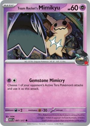 Team Rockets Mimikyu 097 217 - 097/217 - ME: Ascended Heroes - Inglés
