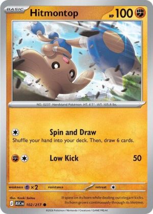 Hitmontop 102 217 - 102/217 - ME: Ascended Heroes - Inglés