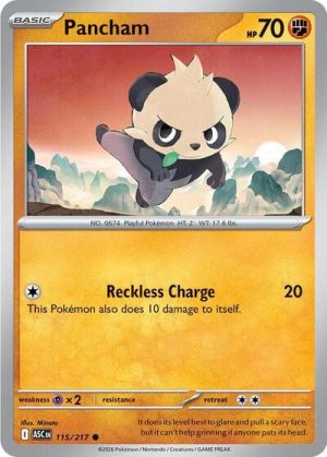 Pancham - 115/217 - ME: Ascended Heroes - Inglés