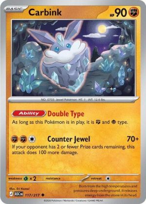 Carbink 117 217 - 117/217 - ME: Ascended Heroes - Inglés
