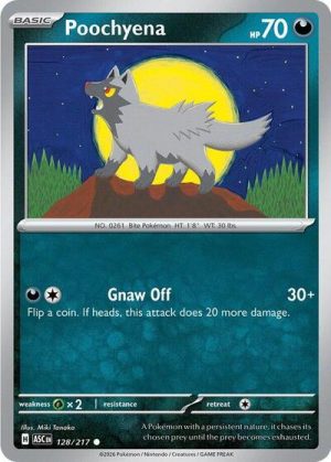 Poochyena - 128/217 - ME: Ascended Heroes - Inglés