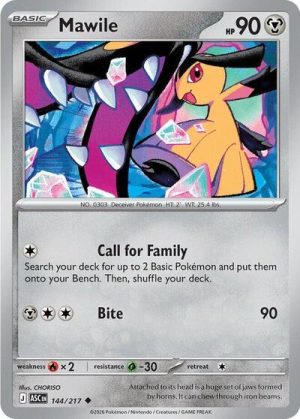 Mawile 144 217 - 144/217 - ME: Ascended Heroes - Inglés