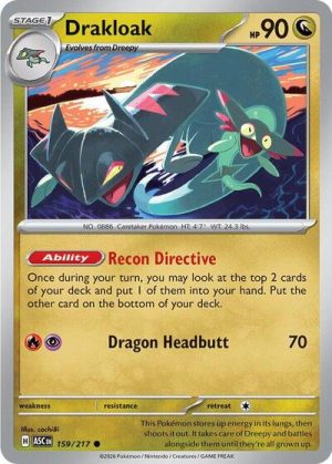 Drakloak 159 217 - 159/217 - ME: Ascended Heroes - Inglés
