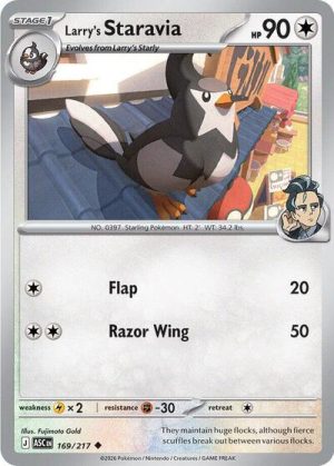 Larrys Staravia - 169/217 - ME: Ascended Heroes - Inglés
