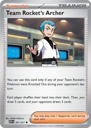 Team Rockets Archer - 201/217 - ME: Ascended Heroes - Inglés