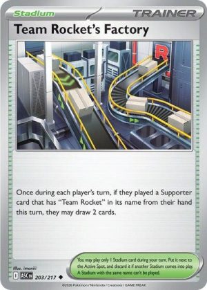 Team Rockets Factory - 203/217 - ME: Ascended Heroes - Inglés