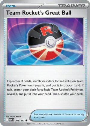 Team Rockets Great Ball - 205/217 - ME: Ascended Heroes - Inglés