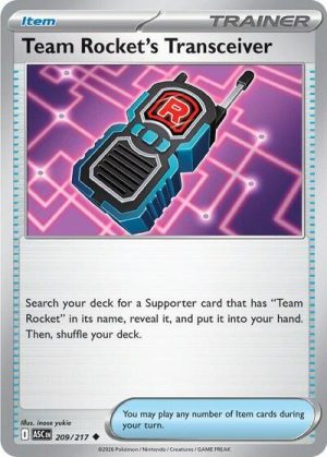 Team Rockets Transceiver 209 217 - 209/217 - ME: Ascended Heroes - Inglés