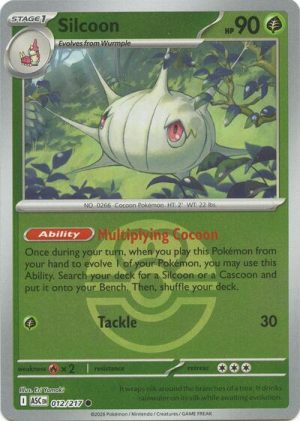 Silcoon Love Ball - 012/217 - ME: Ascended Heroes (Reverse Holo) - Inglés