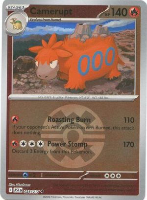 Camerupt Quick Ball - 028/217 - ME: Ascended Heroes (Reverse Holo) - Inglés
