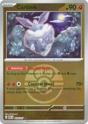 Carbink 117 217 Love Ball - 117/217 - ME: Ascended Heroes (Reverse Holo) - Español