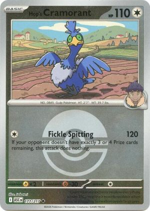 Hops Cramorant Poke Ball - 177/217 - ME: Ascended Heroes (Reverse Holo) - Español