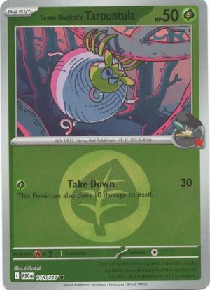 Team Rockets Tarountula Energy Symbol Pattern - 018/217 - ME: Ascended Heroes (Reverse Holo) - Español