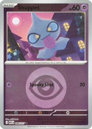 Shuppet Energy Symbol Pattern - 090/217 - ME: Ascended Heroes (Reverse Holo) - Inglés