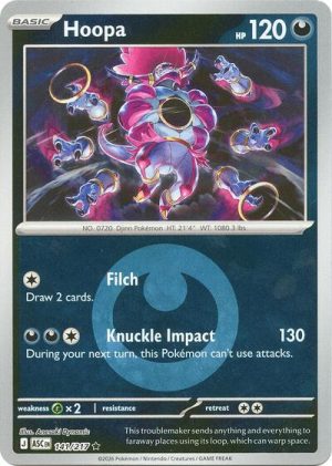 Hoopa Energy Symbol Pattern - 141/217 - ME: Ascended Heroes (Reverse Holo) - Inglés