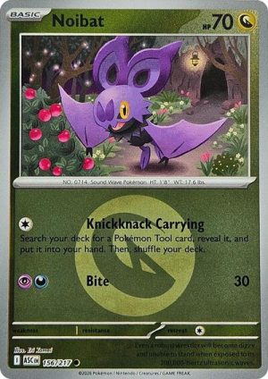 Noibat Energy Symbol Pattern - 156/217 - ME: Ascended Heroes (Reverse Holo) - Inglés