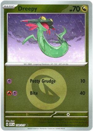 Dreepy 158 217 Energy Symbol Pattern - 158/217 - ME: Ascended Heroes (Reverse Holo) - Inglés